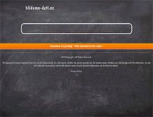 Tablet Screenshot of hlidame-deti.cz